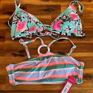 2 bikini tops